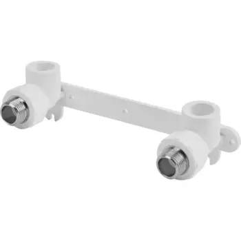 Планка для смесителя Политэк 1/2"x20 мм НР ВП полипропилен 9600202512