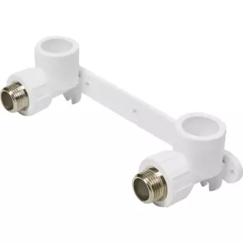 Угол комбинированный 90° Политэк 1/2"x25 мм НР ВП полипропилен 9600102512