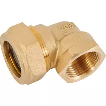 Угол комбинированный 90° Stahlmann 3/4"x20 мм ВР латунь