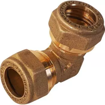 Угол обжимной Tiemme 90 градусов 15x15мм медь 1000002