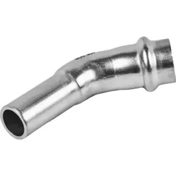 Угол однораструбный Rommer 15 мм 45 градусов ВПр-НПр нержавеющая сталь