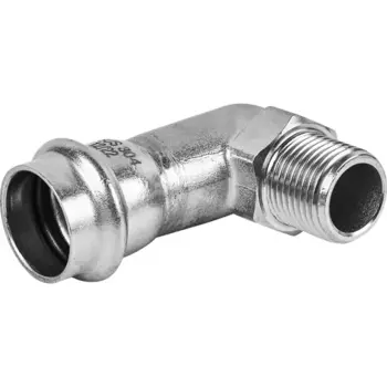 Угол переходной Rommer 1/2"x22 мм ВПр-НР нержавеющая сталь