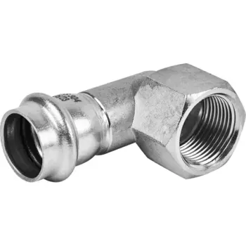 Угол переходной Rommer 3/4"x22 мм ВПр-ВР нержавеющая сталь