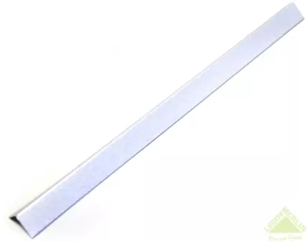 Профиль угловой пристеночный алюминиевый 19x24x3000 мм цвет хром