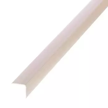 Угол ПВХ 10x10x2700 мм слоновая кость