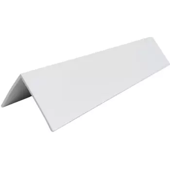 Угол ПВХ 40x40x1.8 мм 90 градусов белый 3 м
