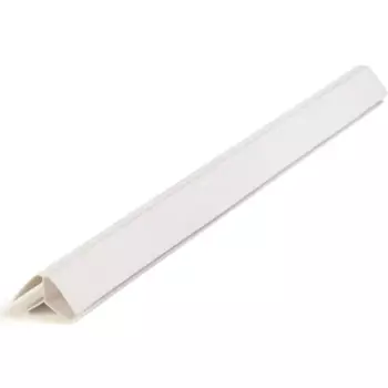 Угол ПВХ внутренний 175 мм цвет белый