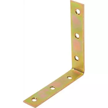 Уголок мебельный KSZ 100x100x19x2 желтый цинк