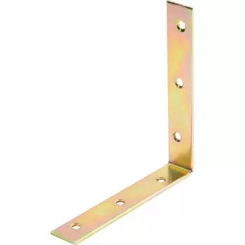 Уголок мебельный KSZ 125x125x22x2 желтый цинк