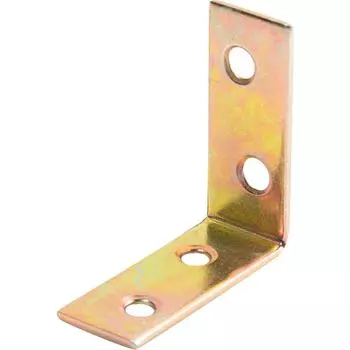 Уголок мебельный KSZ 40x40x15x1.75 желтый цинк