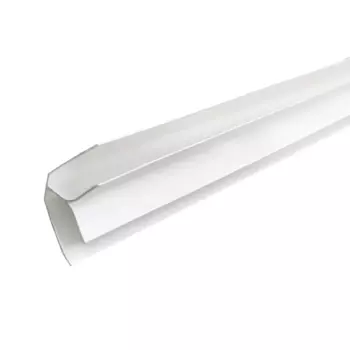 Угол внутренний ПВХ Т8/10 мм 3 м, цвет белый