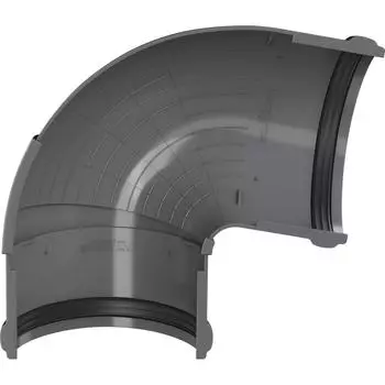 Угол желоба 90° Verat цвет серый