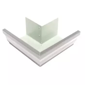 Угол желоба внешний 120 мм 86 мм цвет серый