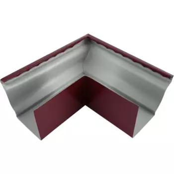 Угол желоба внешний 90° цвет красный