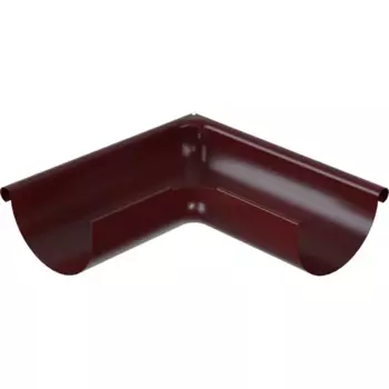 Угол желоба внешний металл Dacha Stal 125 мм 90 градусов RAL 3005 красный