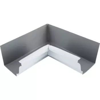 Угол желоба внутренний 90° 120x86 мм цвет белый