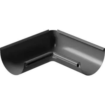 Угол желоба внутренний металл Dacha Stal 125 мм 90 градусов RAL 7024 серый