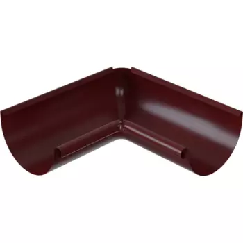 Угол желоба внутренний металл Dacha Stal 125 мм 90 градусов RAL 3005 красный