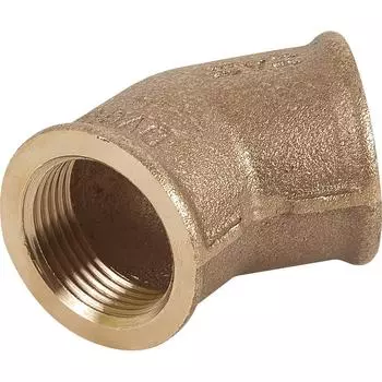 Уголок 45° Viega 320645, внутренняя резьба, 3/4", бронза 320645