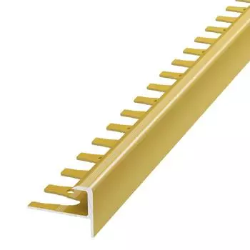 Уголок гибкий для ступений 270 см цвет золото