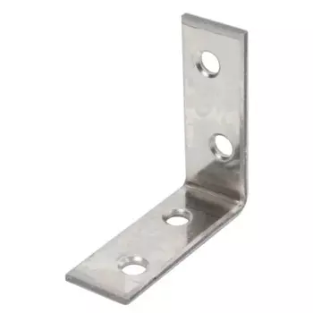 Уголок мебельный GAH ALBERTS нержавеющая сталь 75x75x16x2