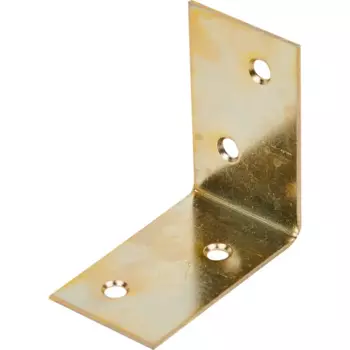 Уголок мебельный KSZ10 50x50x30x1.5 мм желтый цинк