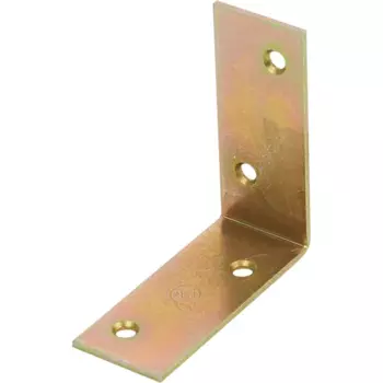 Уголок мебельный KSZ11 60x60x25x1.5 мм желтый цинк