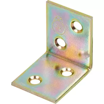 Уголок мебельный KSZ 30x30x25x1.5 желтый цинк