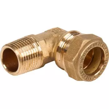 Уголок медь обжимной 90гр. Tiemme 18x1/2 НР 1100051