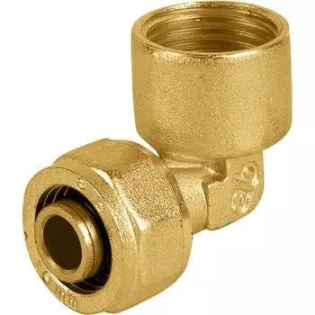 Угол комбинированный 90° Aquabeam 1/2"x16 мм ВР латунь ABO.352.Y.001604