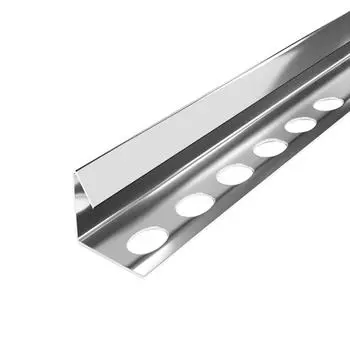 Уголок окантовочный для плитки Alprofi ПК 18-10НСП.2700.001 270 см нержавеющая сталь цвет серый