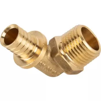 Угол комбинированный 90° Ростерм 1/2"x16 мм НР латунь