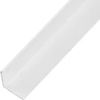 Уголок ПВХ 15x15x1.2x1000 мм, цвет белый
