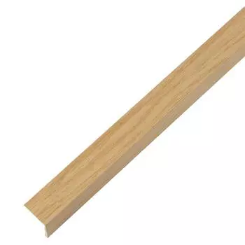 Уголок ПВХ 20х20х1000 мм, цвет дуб