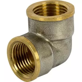 Уголок внутренняя резьба 1/2" никелерованная латунь
