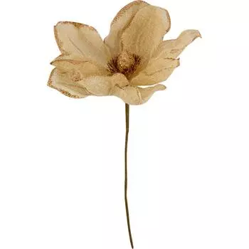 Украшение «Цветок из джута» 24 см