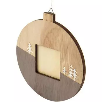 Украшение декоративное подвесное «Рамка», дерево