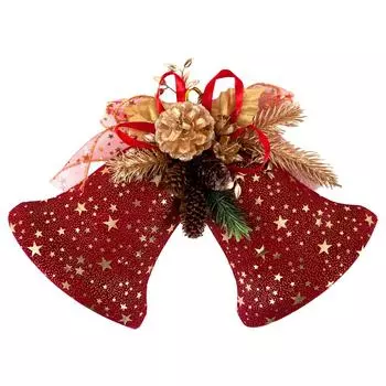 Украшение «Колокола красные» 20 см