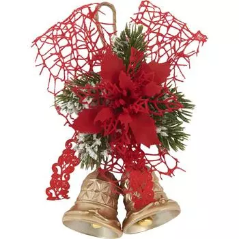 Украшение новогоднее «Рождество №2», 5 см, пластик