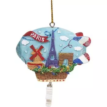 Украшение ёлочное «Дирижабль», 8 см