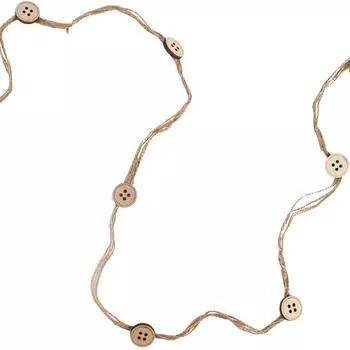 Украшение ёлочное «Гирлянда с пуговицами»