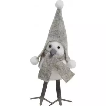 Украшение ёлочное «Птичка серая»