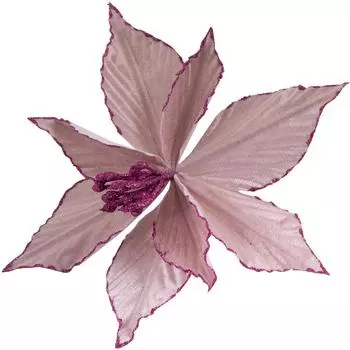 Украшение ёлочное «Заснеженный цветок», 18 см