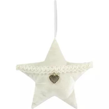 Украшение ёлочное «Звезда», 10 см, металл