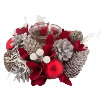 Украшение «Подсвечник рождественский» 18 см