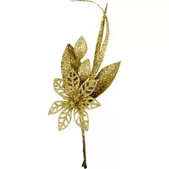 Украшение «Ветка» 22 см цвет золото
