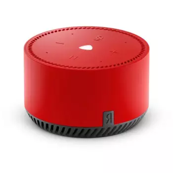 Умная колонка Яндекс станция Лайт YNDX-00025R красная