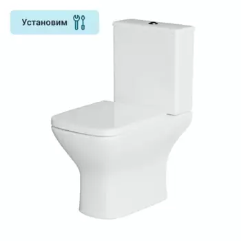 Унитаз-компакт AM.PM Drive C358600LMSC безободковый двойной смыв