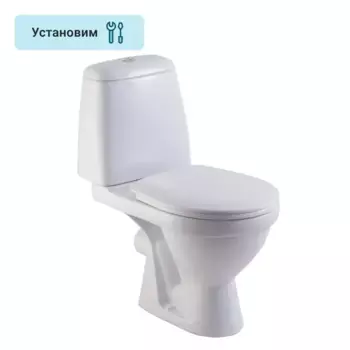 Унитаз-компакт Rosa Сенатор двойной смыв цвет белый