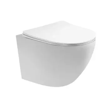 Унитаз подвесной Aquatek Европа AQ1900-00, безободковый, с сиденьем микролифт